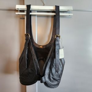 NWT Free People Leather Atlas Harness Bag